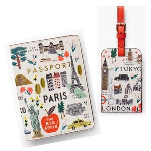 Rifle Paper Co • Luggage Tag + Passport Cover Set
